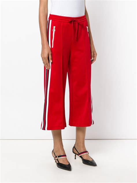 gucci wide leg trousers